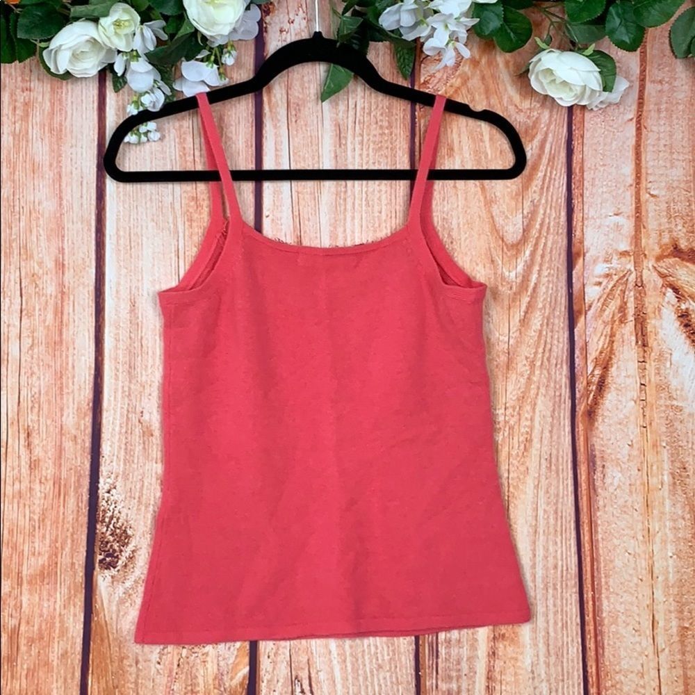 Caché Luxe Coral 100% Cashmere Camisole 1346CH3